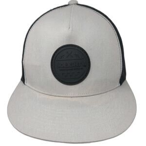 80Eighty Trucker Hat Beige Black One Size Snapback Mesh Innovating Dreams Patch